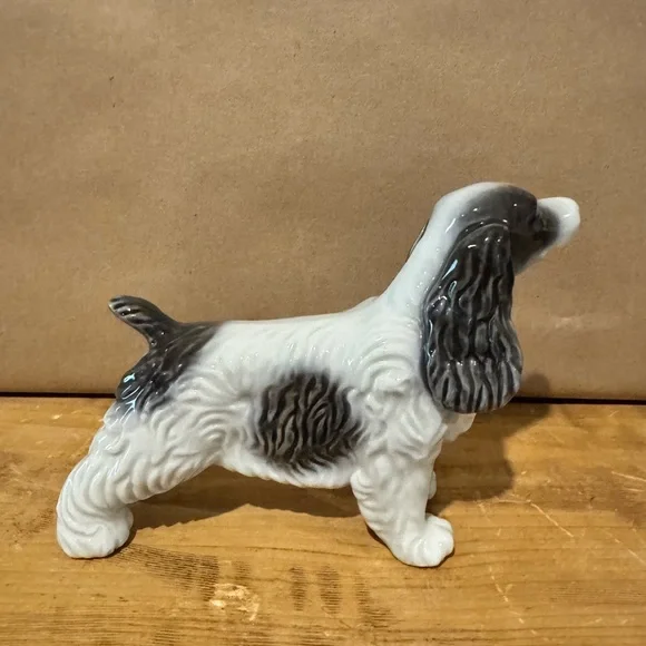 Vintage KYOTO JAPAN" Porcelain Cocker Spaniel Figurine - Picture 3 of 5